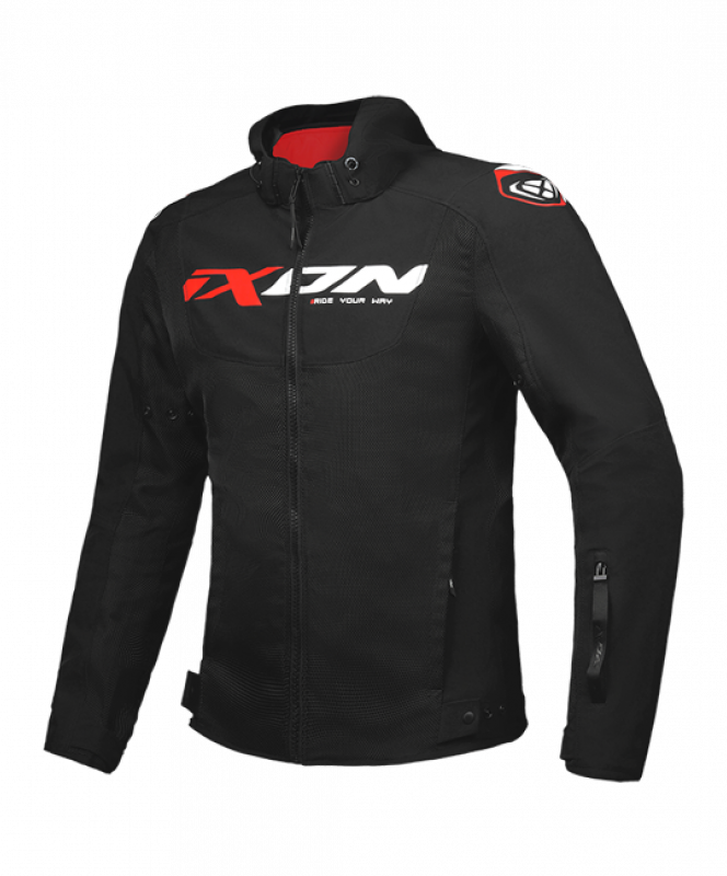 Ixon Fierce Black White Red Jacket