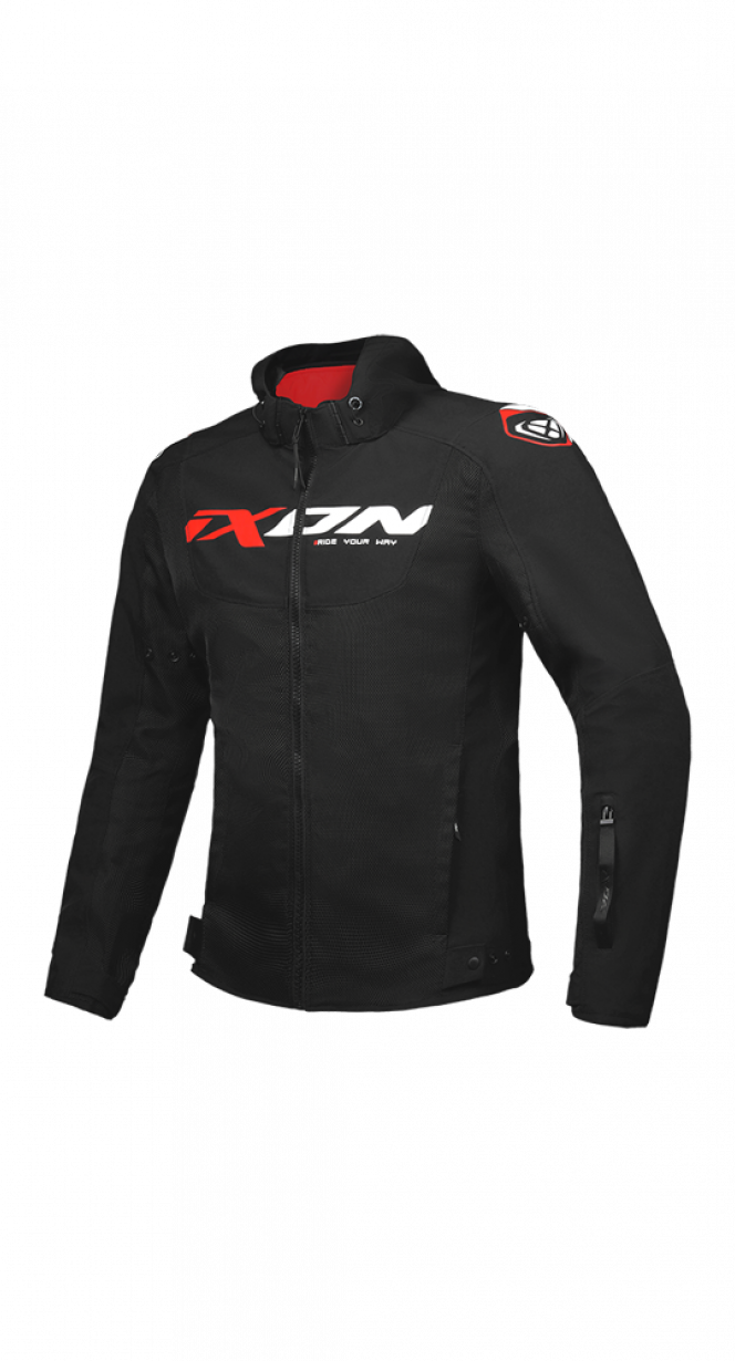 Ixon Fierce Black White Red Jacket