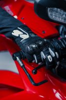 Spidi G Carbon Black White Gloves