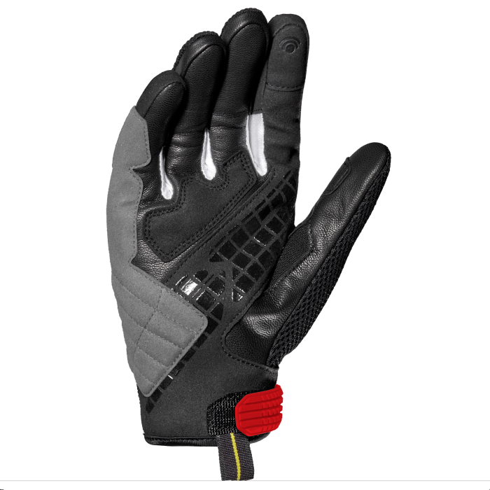 Spidi G Carbon Black White Gloves