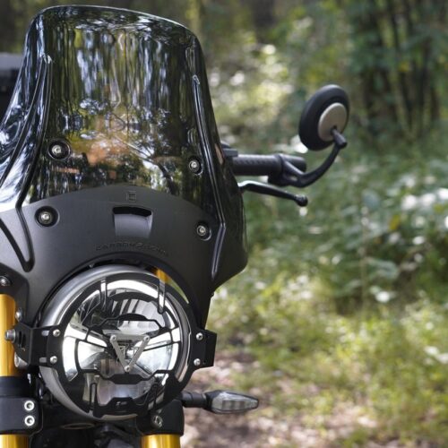 Wanderer Premium Touring Windshield For Triumph Scrambler 400X Smoked