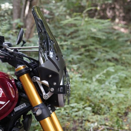 Wanderer Premium Touring Windshield For Triumph Scrambler 400X Smoked
