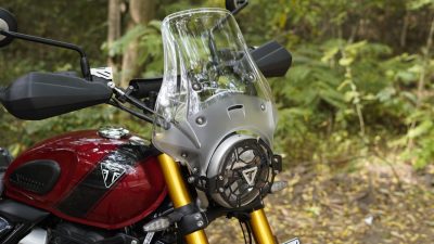 Wanderer Premium Touring Windshield For Himalayan 450 Smoked