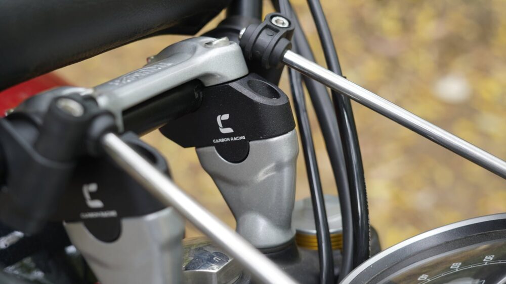 Premium Pull-Back Offset Handlebar Risers For Triumph Speed 400