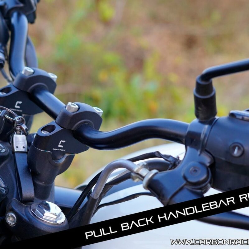 Pull Back Handlebar Risers Hunter 350