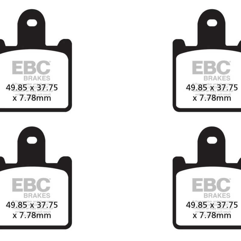 EBC double-h sintered brake pad fa417/4hh
