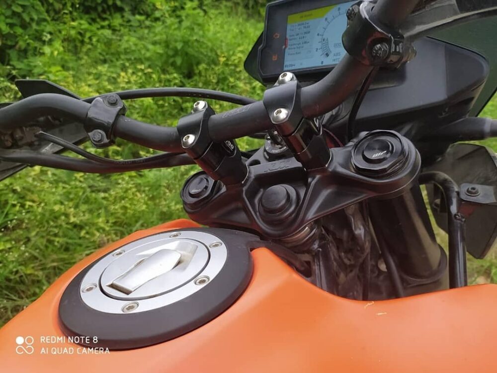 Straight Handlebar Risers for 390 Adventure  22mm