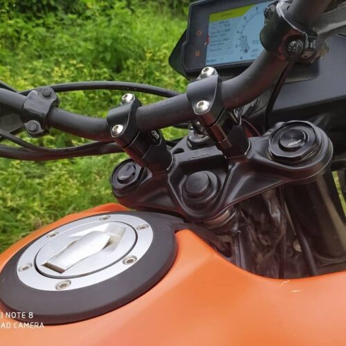 Straight Handlebar Risers for 390 Adventure  22mm