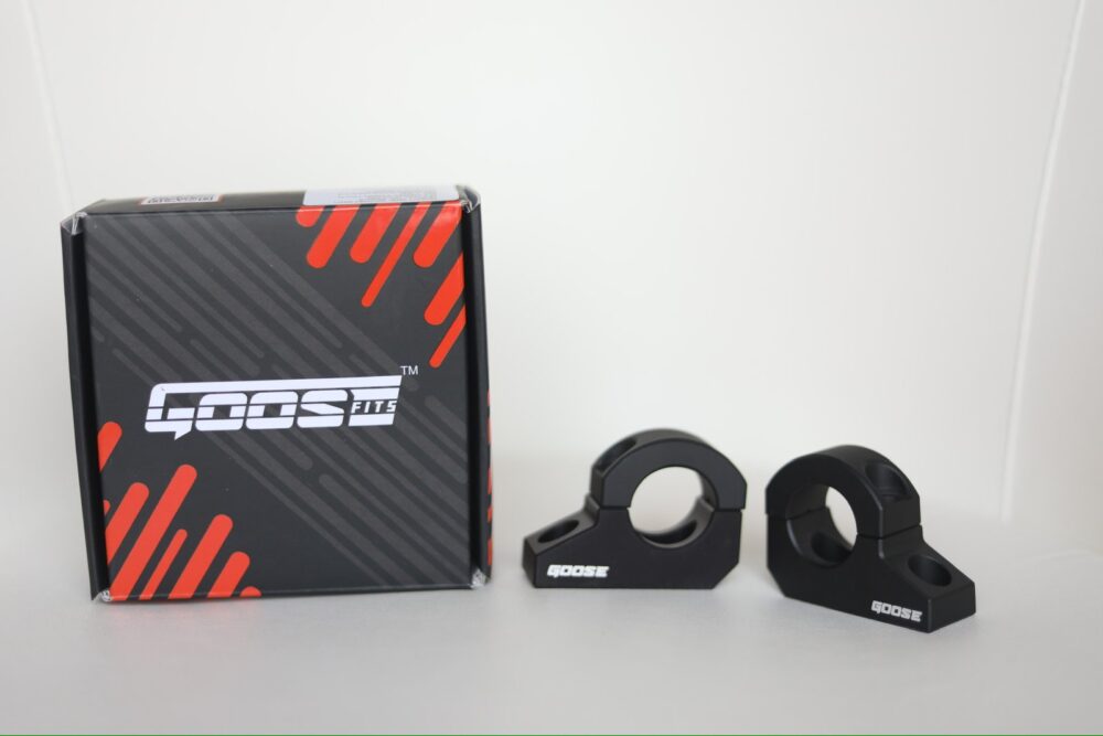 Goosefit Multiway Small Handle Bar Risers  Black