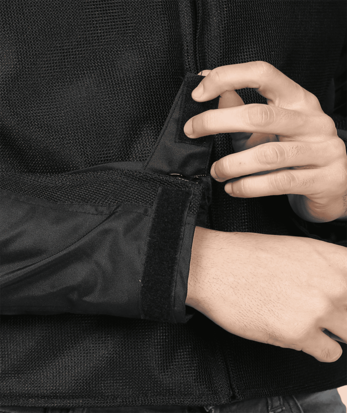 Thrift Mesh Riding Jacket Solace black