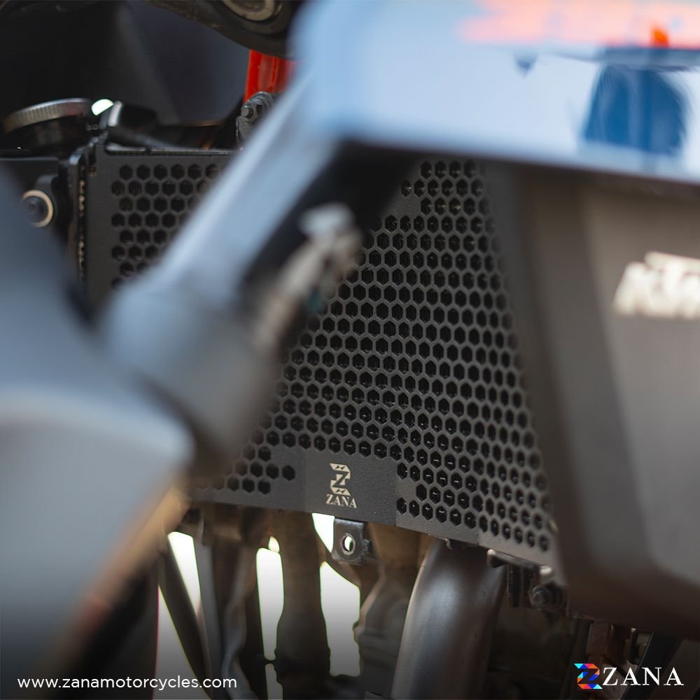 Radiator Guard Honeycomb Black For Ktm Duke 390/250/200/390 Gen 3
