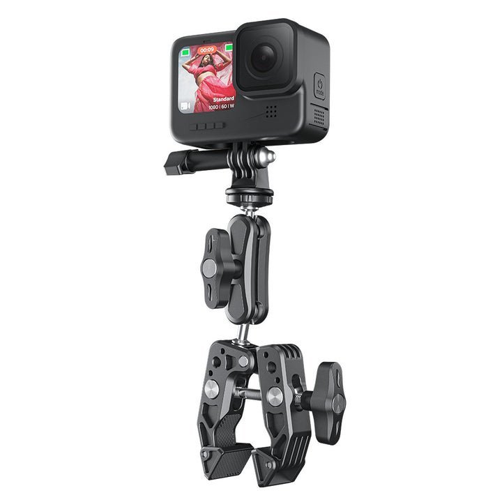 Multi functional crab claws mount for Insta360 GoPro and DJI action cameras