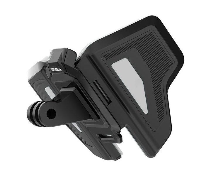 Motorcycle Helmet Chin for GoPro cameras Silver color