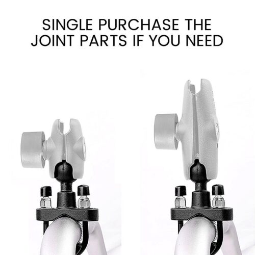 4-Sided Grip Mobile Holder with Anti Theft Handlebar Mount