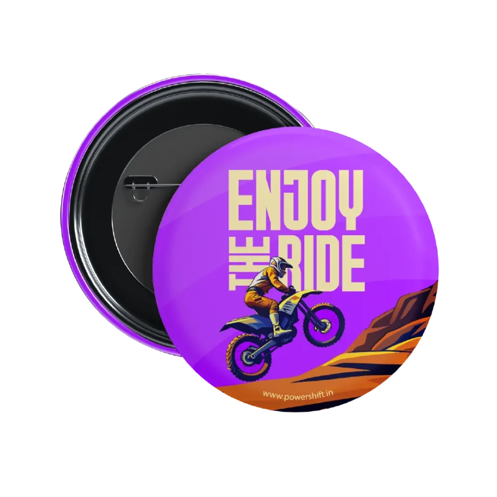 Enjoy The Ride Badge