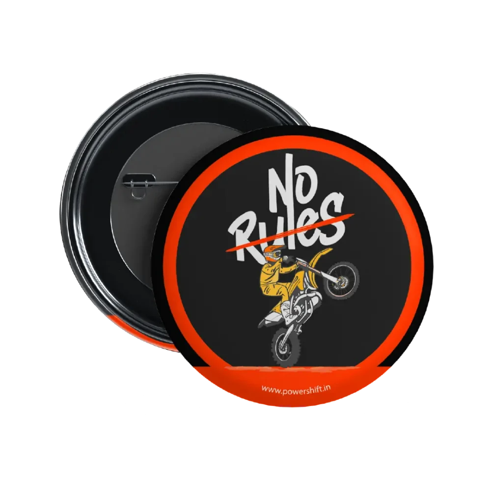 No Rules Badge