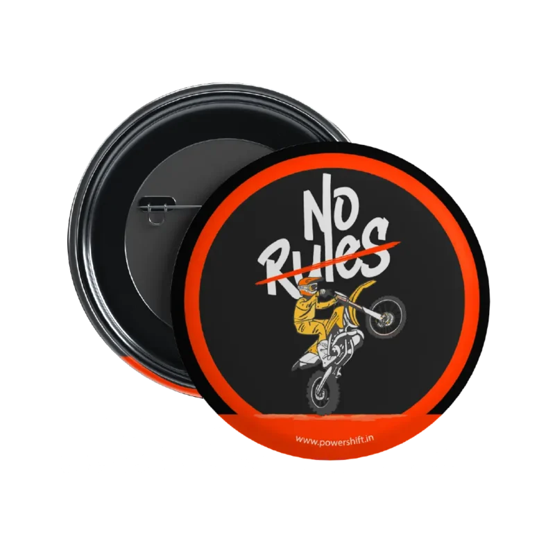 No Rules Badge