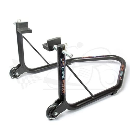 Rear Non Dismantable Universal-350kg Black With with Skate Wheels