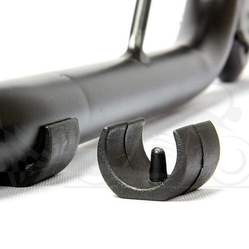 Rear Non Dismantable Universal-350kg Black With with Skate Wheels