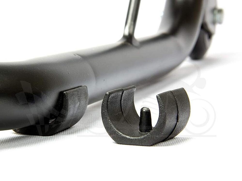 Rear Non Dismantable Universal-350kg Black With with Skate Wheels