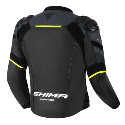Shima Bandit2 Fluo Leather jacket