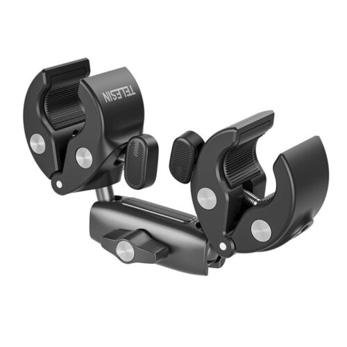 Double crab claw pipe clamp mount Aluminum body