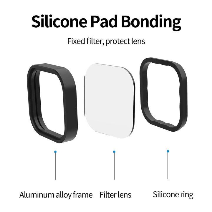 ND8 ND16 ND32 3pcs lens filter sets for GoPro Hero 12 11 10 9