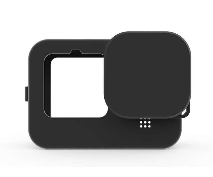 Protective silicone case with lanyard strap for GoPro Hero 12 11 10 9