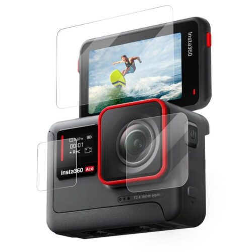 Tempered glass film for Insta360 Ace lens film x1 screen film x1