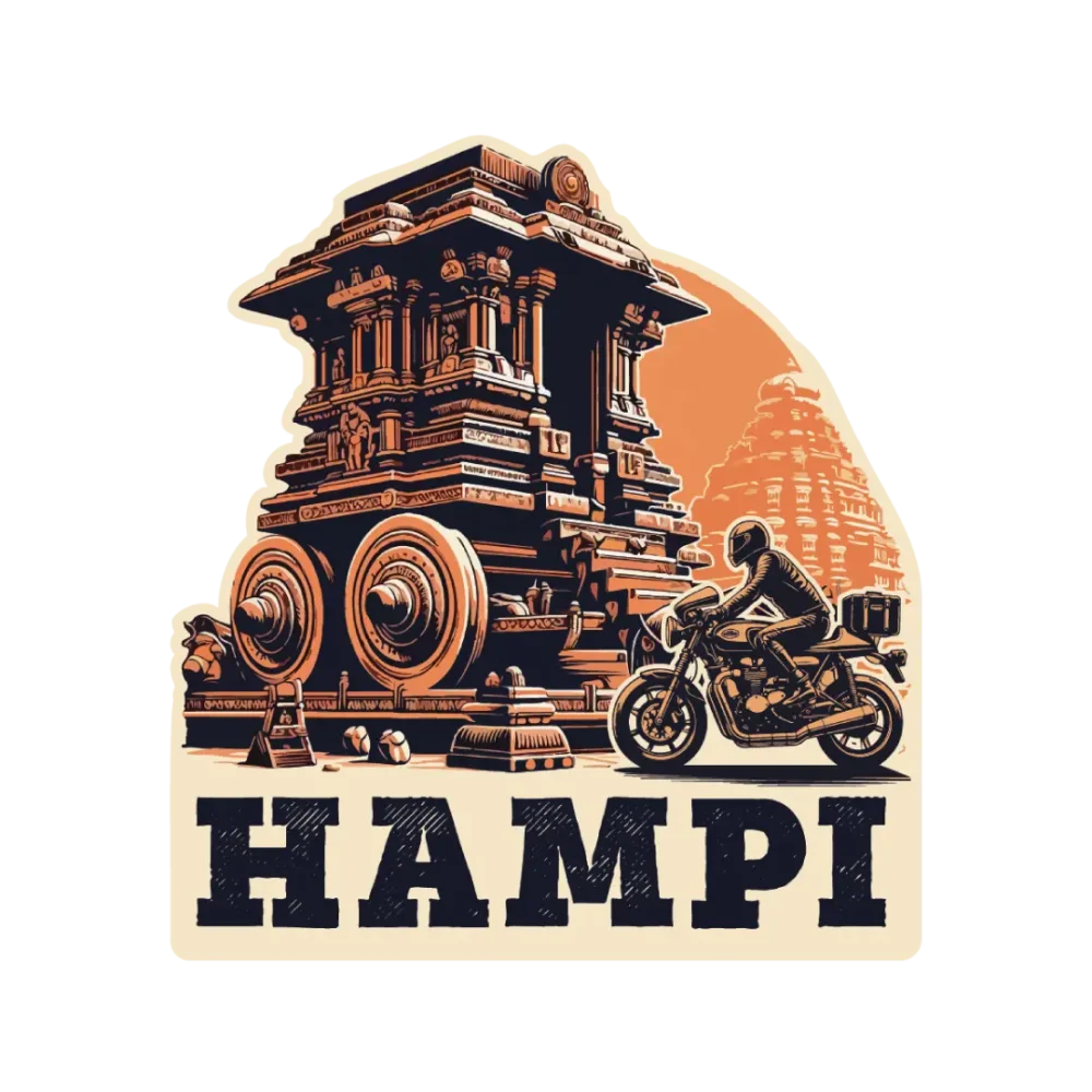Hampi Fridge Magnet
