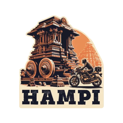 Hampi Fridge Magnet