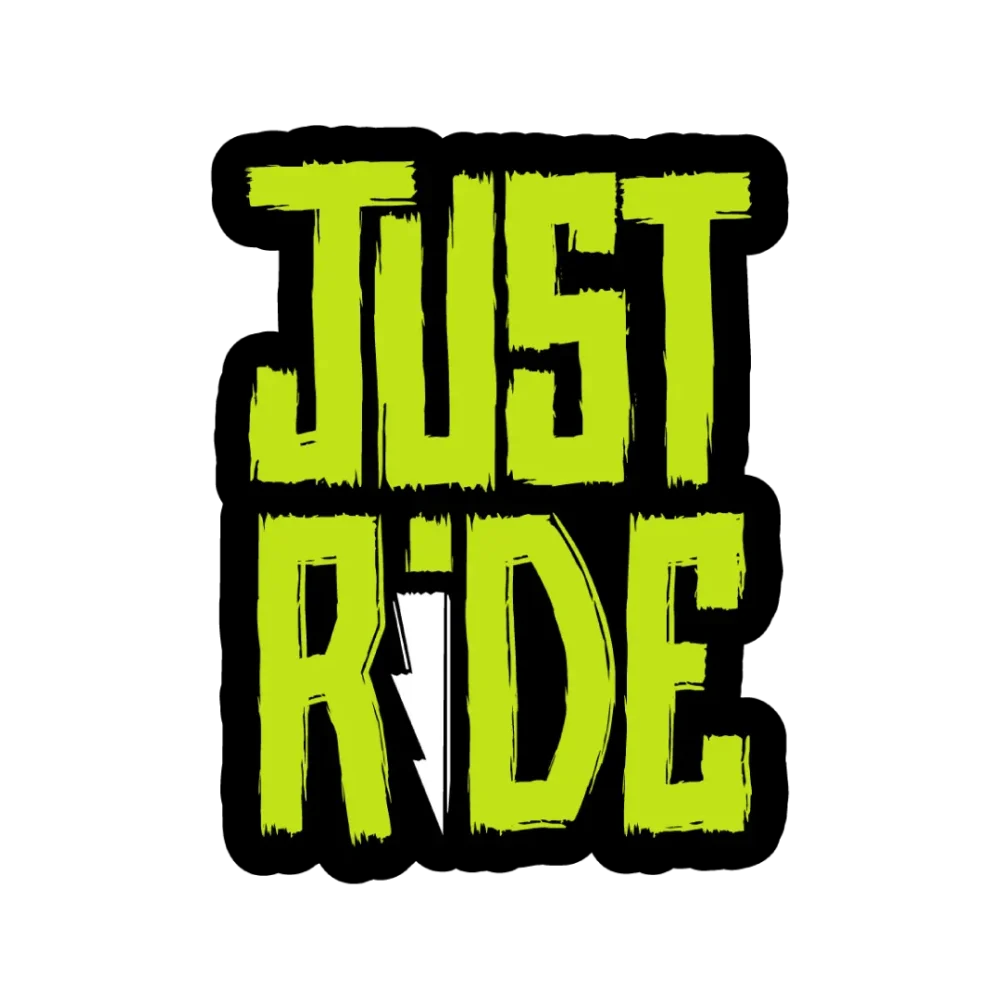 Just Ride Sticker