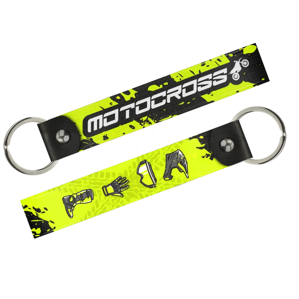 Motocross Keytag