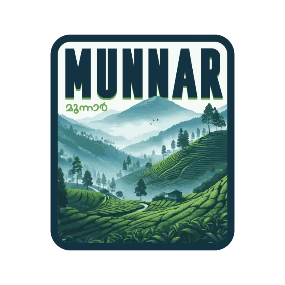 Munnar Sticker