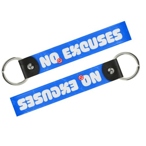 No Excuses Keytag