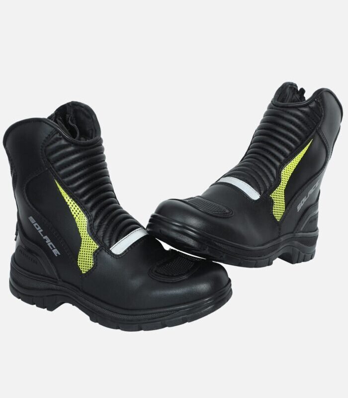 Solace Scout Motorcycle Boots B.Neon