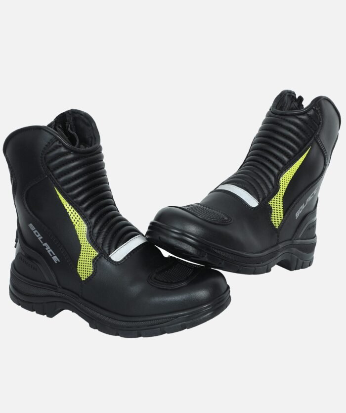 Solace Scout Motorcycle Boots B.Neon