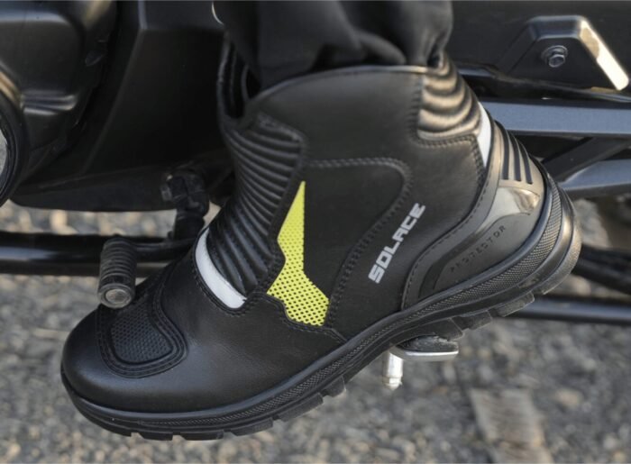 Solace Scout Motorcycle Boots B.Neon
