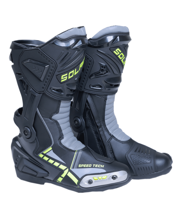 Speedtech V2 Boots Black & Neon