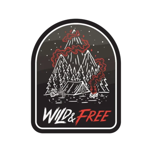 Wild & Free Sticker